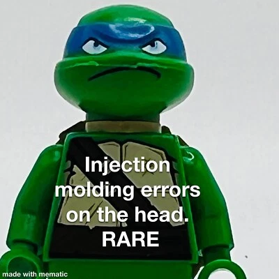 * Error * Lego Leonardo Minifigure Teenage Mutant Ninja Turtles tnt053 - Image 1 of 4