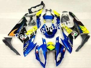 Fit for 2015-2016 S1000RR Shark Blue Black Yellow ABS Injection Mold Fairing Kit - Picture 1 of 5