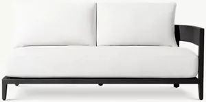 RH Restaurationsbeschläge Balmain Classic Sectional 2-Sitzer rechts Sofa Bezug grau - Bild 1 von 2