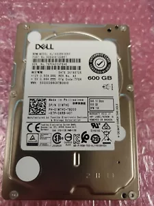 Dell 600GB 15K SAS 2.5" HDD AL14SXB60ENY DP/ N 01w7hc tested and wiped #v10 - Picture 1 of 2