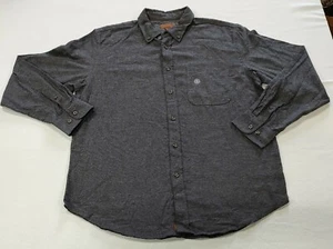 Men’s Northwest Territory Lightweight Gray Flannel Button Up Shirt •Size L NWOT - Picture 1 of 11