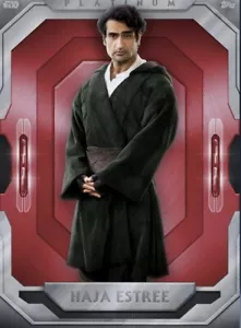 [DIGITAL CARD] Topps Star Wars - Haja Estree - Platinum 22 W2 - Red Base Cargo - Picture 1 of 1