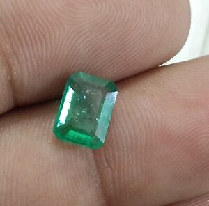 2.10ct Golden Green Swat Emerald, 100% Natural Emerald