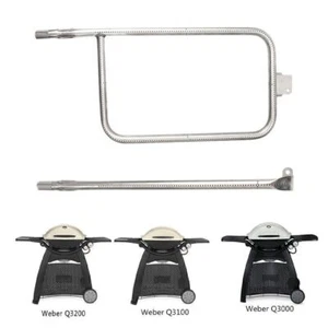Edelstahl Brenner TubeBrenner-Set Passt Für Weber Q300 Q320 Q3200 Gasgrill - Bild 1 von 10