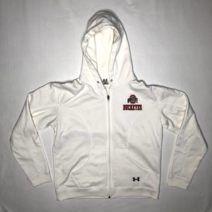 women's ohio state zip up moletom com capuz