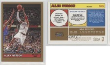 2005-06 Topps Bazooka Gold Allen Iverson #103 HOF