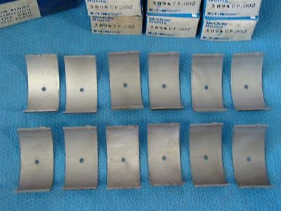 IHC 250 269 282 308 Rod Bearing Set 6 Cyl 002 NORS 1.191" Length - Image 1 of 4