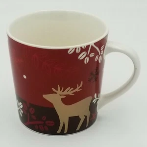 Tazza da tè caffè Starbucks 2009 renna natalizia 16 oz Natale fiocco di neve - Foto 1 di 6