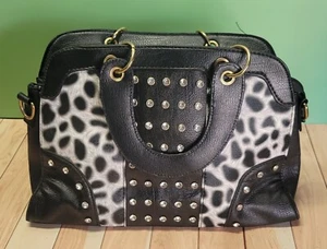 Handtasche Tasche Animal schwarz-weiß Animal Print - Bild 1 von 11