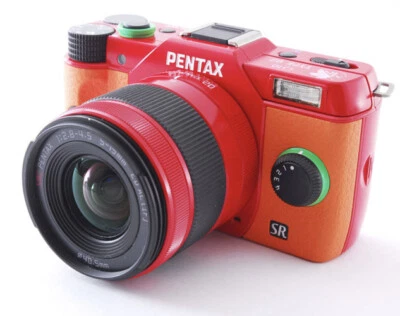 Pentax Q10 Evangelion ASUKA modelo tipo 02 edición limitada rojo naranja *excelente Foto 1 de 4