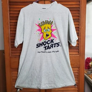 Nueva Camiseta de Colección Shock Tarts de Punto Único Deadstock Sour Candy XL Años 90 Wonka EE. UU. - Imagen 1 de 4