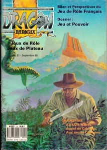 REVUE JDR DRAGON RADIEUX NUMERO 21 SEPTEMBRE 1989 - Picture 1 of 1