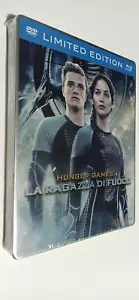 HUNGER GAMES LA RAGAZZA DI FUOCO BLURAY - NUOVO SIGILLATO - STEELBOOK - Foto 1 di 1