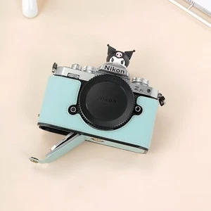 Bolsa para cámara. Medio paquete de cuero base carcasa dura protección. para Nikon Zf Zfc - Imagen 1 de 20