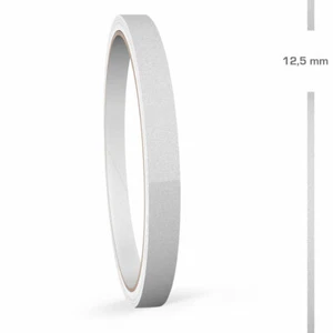 Zierstreifen 12,5mm 10 Meter Reflektierend Weiß Glänzend Glanz Auto Boot WoMo - Bild 1 von 5