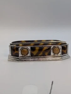 JAY STRONGWATER Business Card Holder Animal print Tortoise shell Retired - Picture 1 of 3
