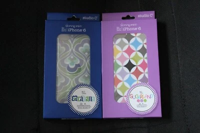 ** Новый ** лот из 2 узкий мини iPhone 6 6с сотового телефона чехол от Studio C - Изображение 1 из 4
