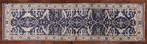 2' 9"" x 9' 8"" handgefertigter türkischer Oushak Läufer Teppich - Q1258 - Bild 1 von 7