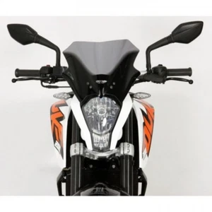 MRA Racingscheibe rauchgrau KTM DUKE 125 / 200 /390 -2016 Windschutz Scheibe  - Picture 1 of 3