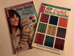 One - Skein projects / Crochet stitch guide- 2 great pocket size crochet guides - Picture 1 of 1