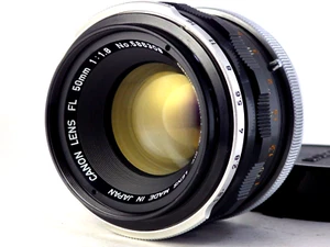 Canon FL 50mm f/1.8 MF Standard Prime Lens FL FD mount SLR Classic Camera JAPAN! - Picture 1 of 12