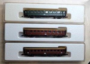 Z Scale Marklin 87940, 50 & 60 Württemberg Express Passenger Car Set - Picture 1 of 12