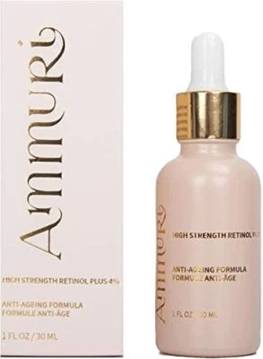 Ammuri Retinol Serum 4% Anti-Ageing Wrinkle Reducer Hyaluronic Sale Ends 48 Hour - Image 1 of 4