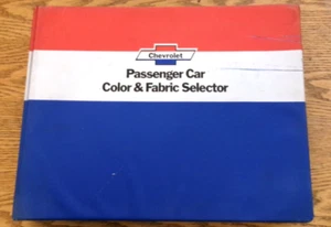 1975 Chevrolet Color Upholstery Fabric Trim Selector Dealer Dealers Album - Picture 1 of 12