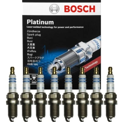 Bujías originales BOSCH Platinum 8 piezas para Dodge Dakota Ram 1500/Infiniti Q45 Foto 1 de 4