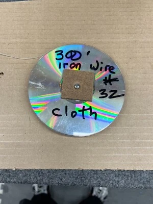 300'  feet  #32 cloth covered iron magnet wire  for Stubblefield Coil - Image 1 of 3