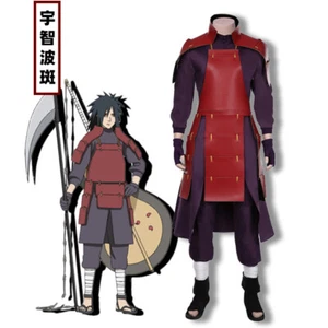 Naruto Shippuden Uchiha Madara Armor Cosplay Costume Anime Convention Ninja Cos - Picture 1 of 18