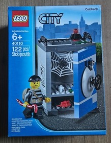 LEGO 40110 City Coin Bank Police New Retired