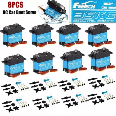 Waterproof 35KG Digital Servo Full Metal Gear High Torque with 25T Arm For RC US - Image 1 of 4