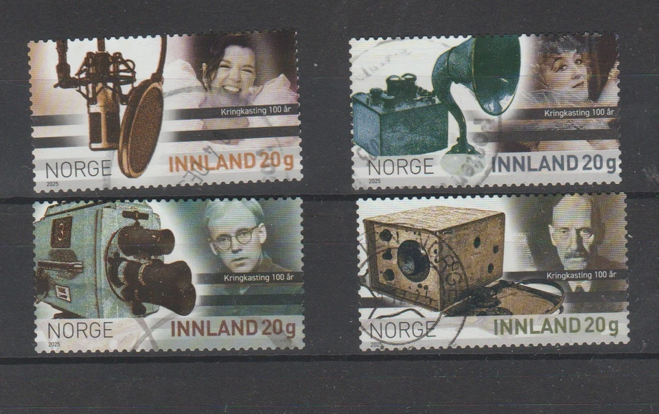 2025 挪威广播周年纪念 Nk 2149 - 2152 — 第 1/1 张图片