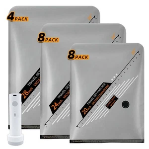 20 PCS Vacuum Storage Bags With Manual Pump For Efficient Travel Packing - Picture 1 of 10