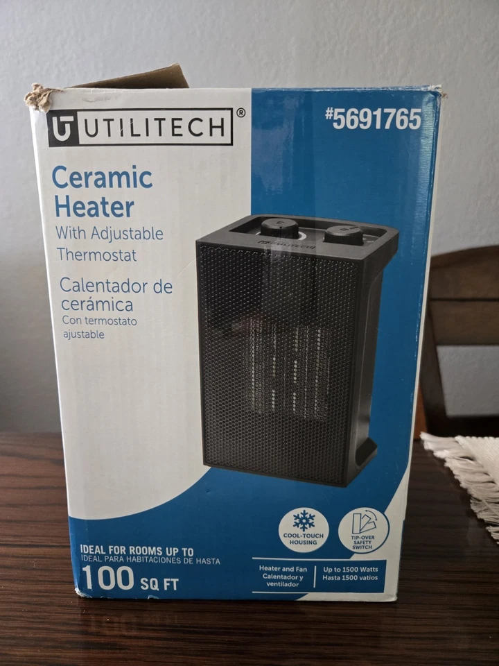 Utilitech Ceramic Heater 1500watts - Image 1 of 1