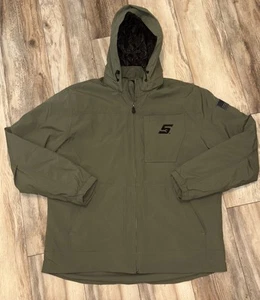 Snap-on Tools NEW COMBAT GREEN Zip up PADDED Version Winter Coat Hooded Jacket - Picture 1 of 24