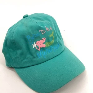 Born to be a mermaid baseball cap colorful under brim - Picture 1 of 5
