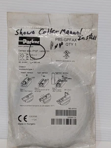 Parker Pneumatic P8S-GPFAX Industrial Electric Sensor (PNP) Actuator Cable, 3m - Picture 1 of 7