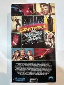 Star Trek II - The Wrath Of Khan VHS Sci-Fi Paramount Home Video 1982 - Picture 1 of 6