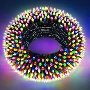 300RGB WiFi LED ChristmasLights100Ft MulticolorWaterproof 8 Modes forIndoor/outd - Picture 1 of 19