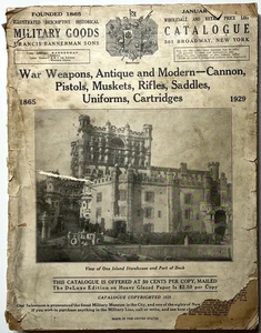 1929 FRANCIS BANNERMAN MILITARY GOODS CATALOG ILLUSTRATED WAR WEAPONS NEW YORK - Picture 1 of 22