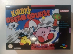 Kirby's Dream COURSE Super Nintendo SNES Pal GPS COMPLETO ULTRA RARA LEER INFO! - Imagen 1 de 15