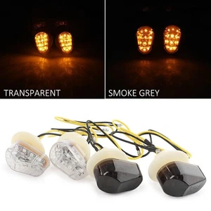 LED Turn Signal Blinker Lamp Lens Fit Yamaha FZ1 YZF R1 R6 R6S FZ09 TMAX 2Colors - Picture 1 of 1