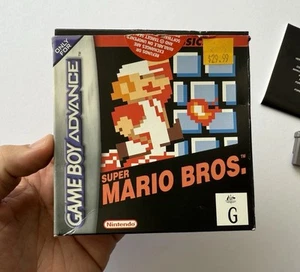 Nintendo Gameboy Advance Super Mario Bros NES Classics Game with Box Genuine AUS - Picture 1 of 13