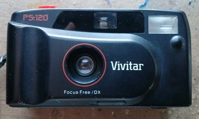 Vivitar PS 120 Point and Shoot Film Camera tested works Easy to Use! - Image 1 of 4