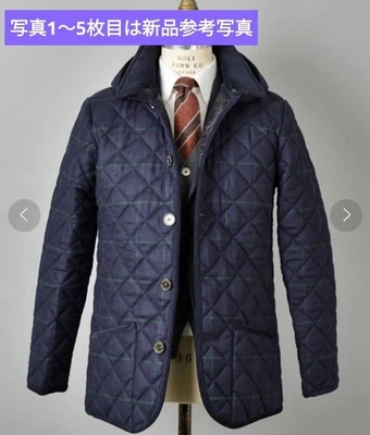 Abrigo acolchado de lana Mackintosh Waverly con capucha extraíble y botones de repuesto Foto 1 de 4