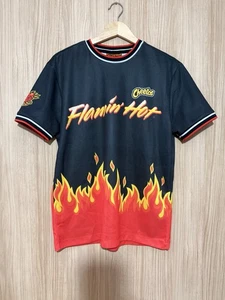 New Cheetos Flaming Hot Limited Edition Graphic Print T-Shirt Black & Red Medium - Picture 1 of 6