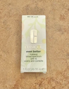 Clinique Even Better Makeup Foundation SPF15 Pecan Broad Spectrum WN 120 - Picture 1 of 5