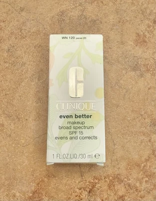 Clinique Even Better Makeup Foundation SPF15 Pecan Broad Spectrum WN 120 - Image 1 of 4